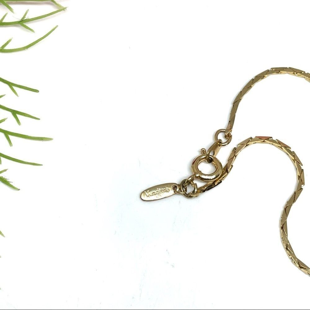 VINTAGE⚜️VENDOME Golden Chain Link Bracelet - Picture 6 of 8